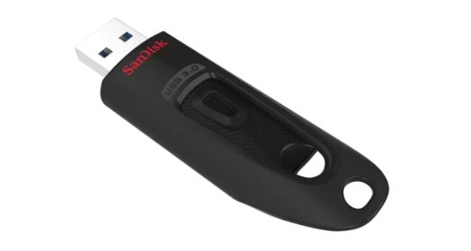 Přenosný flash disk SANDISK Ultra 64GB černá black