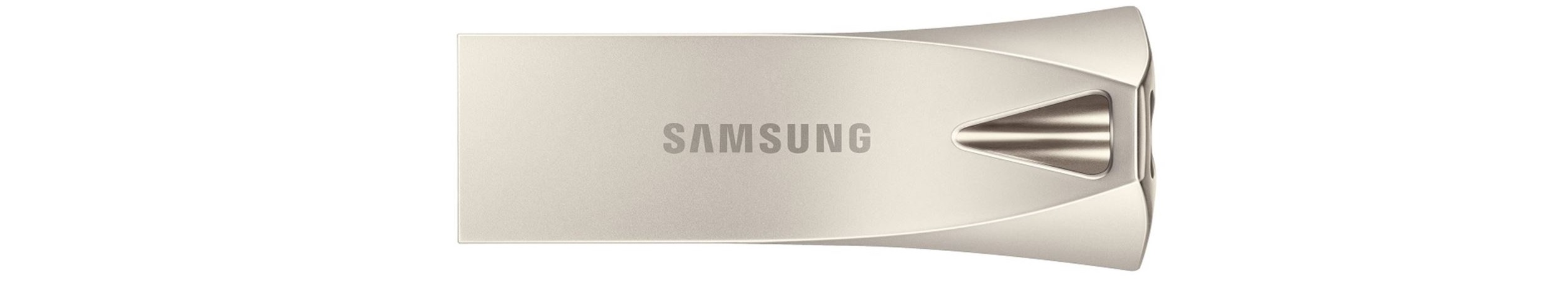 Přenosný flash disk SAMSUNG BAR Plus 64GB Champagne Silver