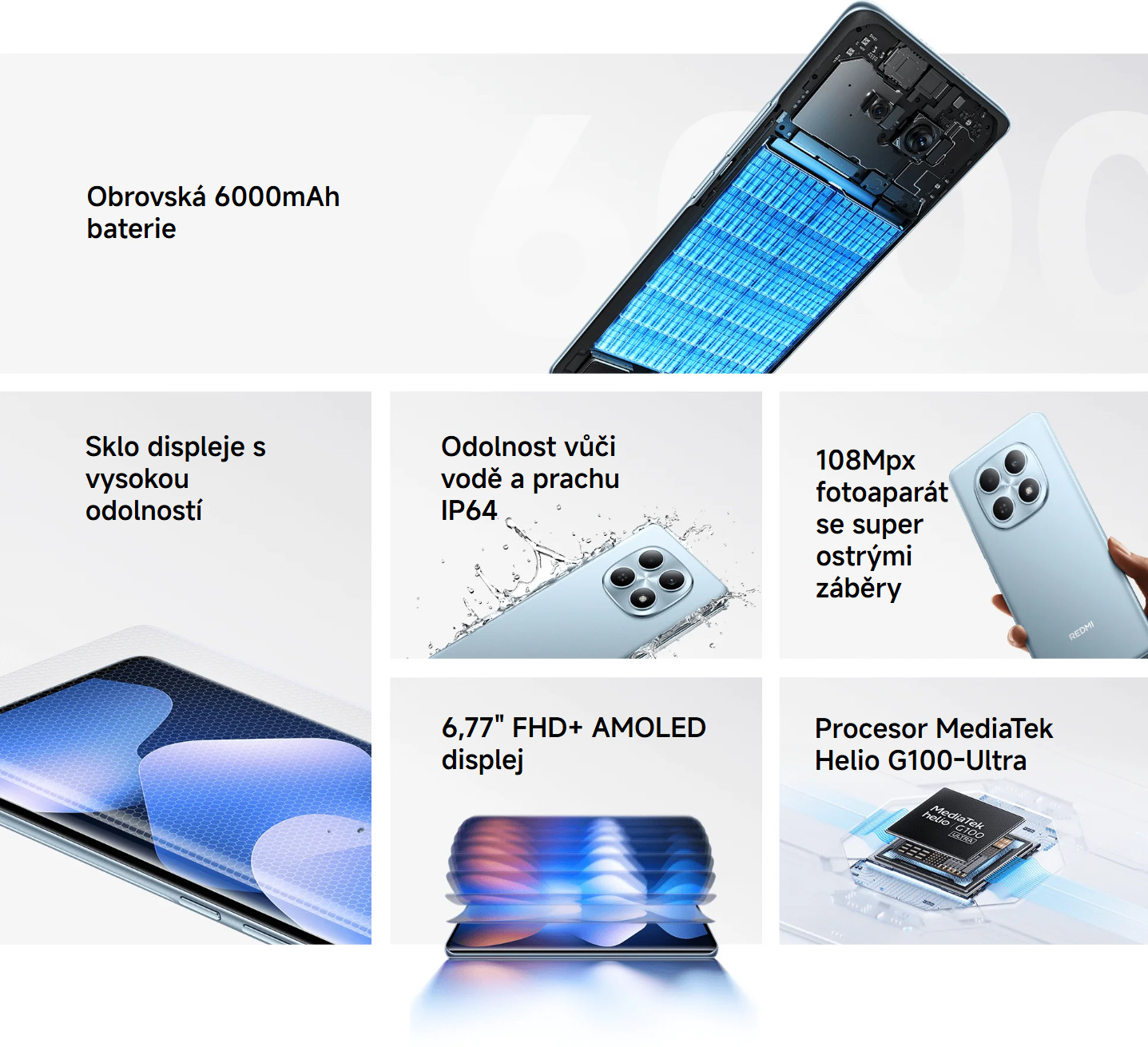 Mobilní telefon XIAOMI Redmi Note 15 6GB 128GB