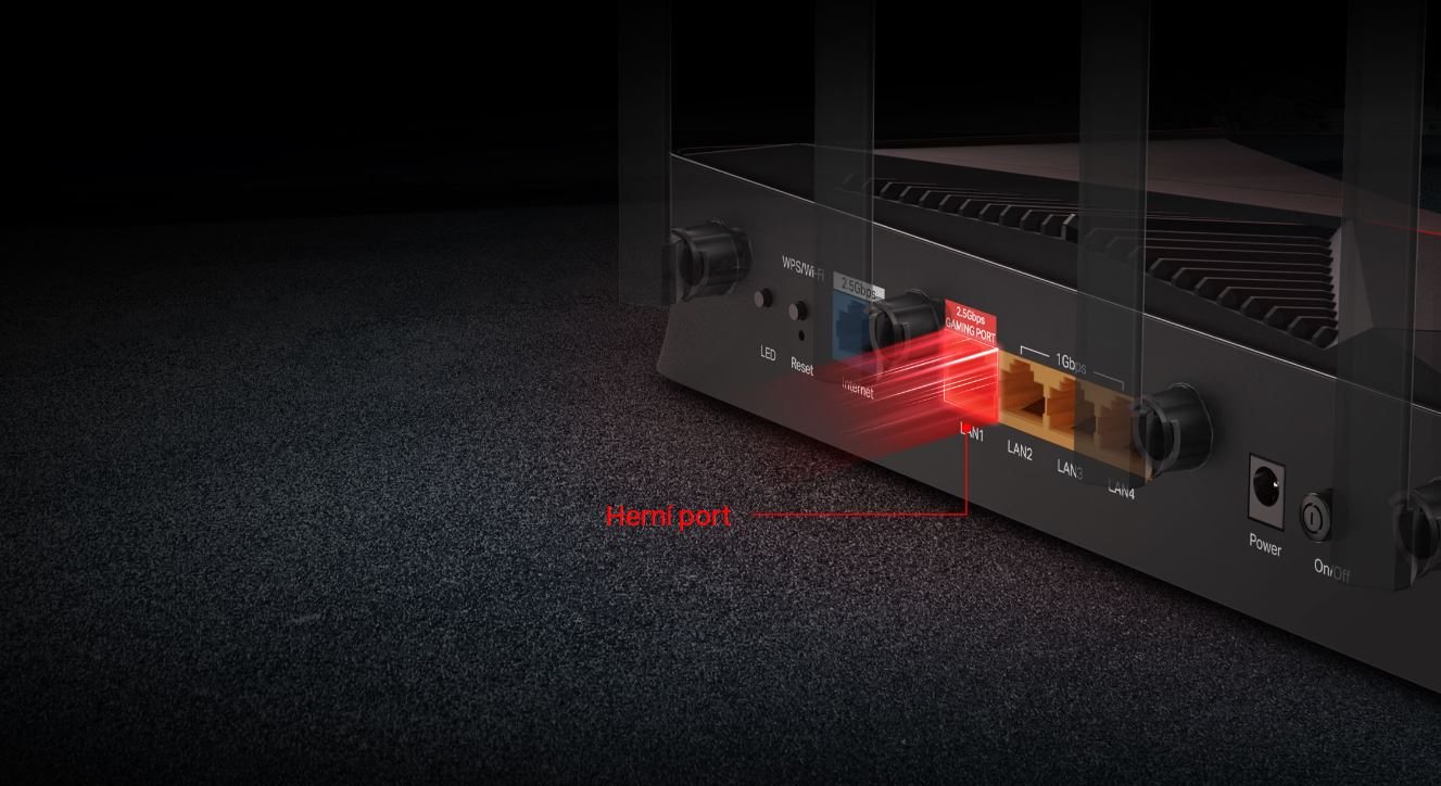 WiFi herní router TPLINK Archer GE230 BE3600 WiFi7