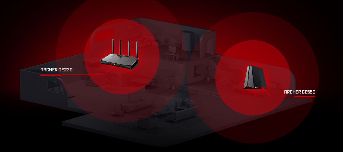 WiFi herní router TPLINK Archer GE230 BE3600 WiFi7