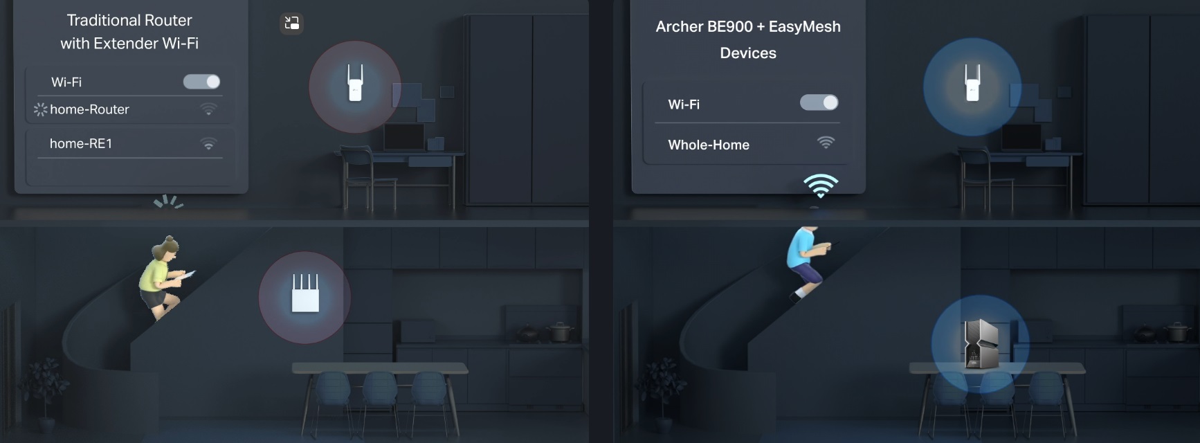 WiFi router TPLINK Archer BE900 BE24000 Quad Band Wifi7