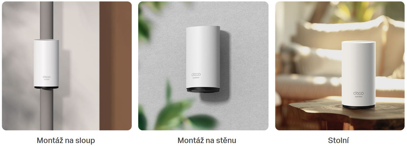 WiFi mesh systém TPLINK Deco BE25Outdoor1pack Wifi 7