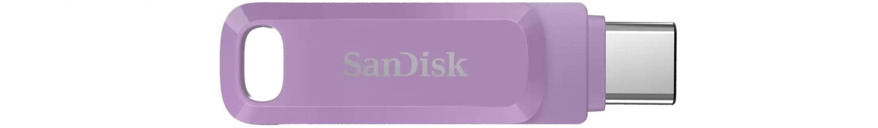 Přenosný flash disk SANDISK Ultra Dual Drive Go 64GB Levandulová