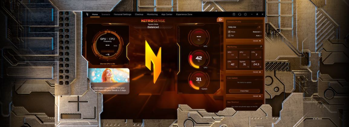 Herní notebook ACER Nitro V 17 AI ANV1741R3YC