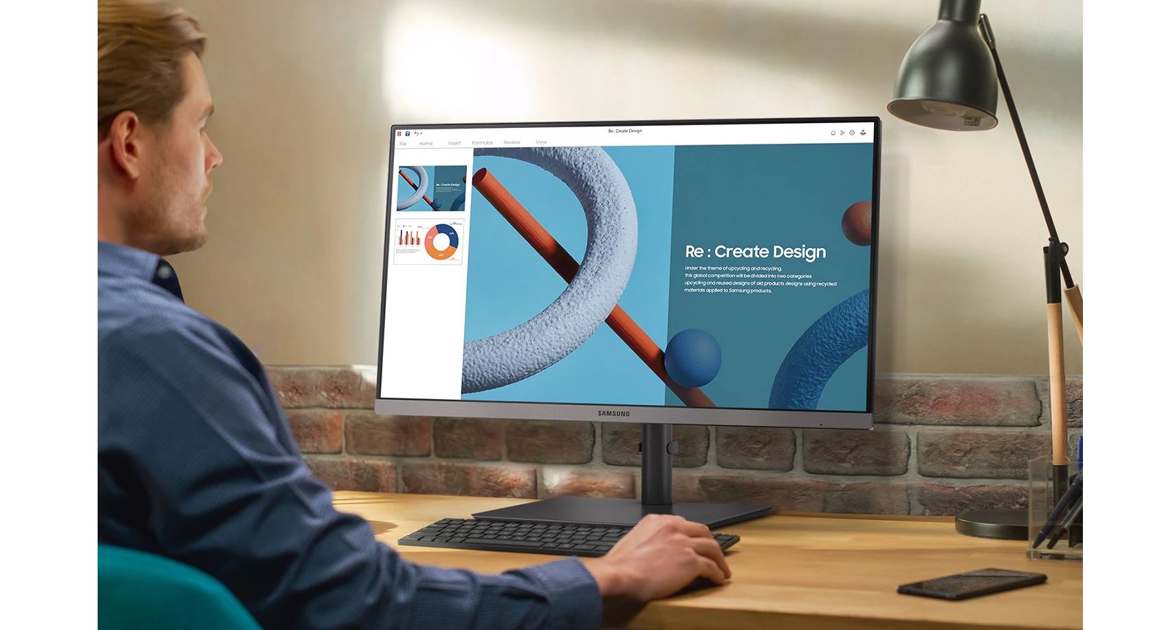 24 LED monitor SAMSUNG Essential S4 S24C432GAU