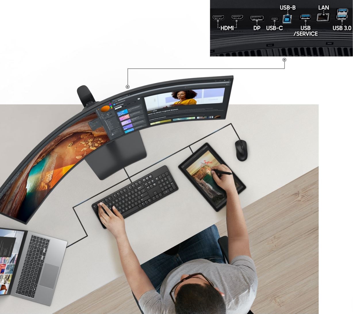 49 LCD monitor SAMSUNG ViewFinity S9 S49C950UAU