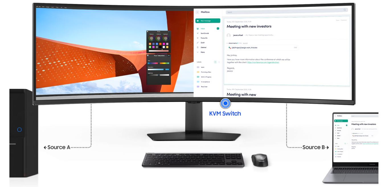49 LCD monitor SAMSUNG ViewFinity S9 S49C950UAU