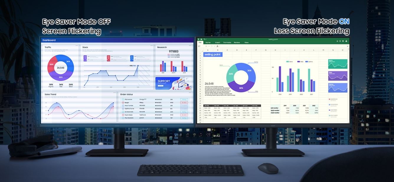 27 LED monitor SAMSUNG Essential S4 S27D406GAU