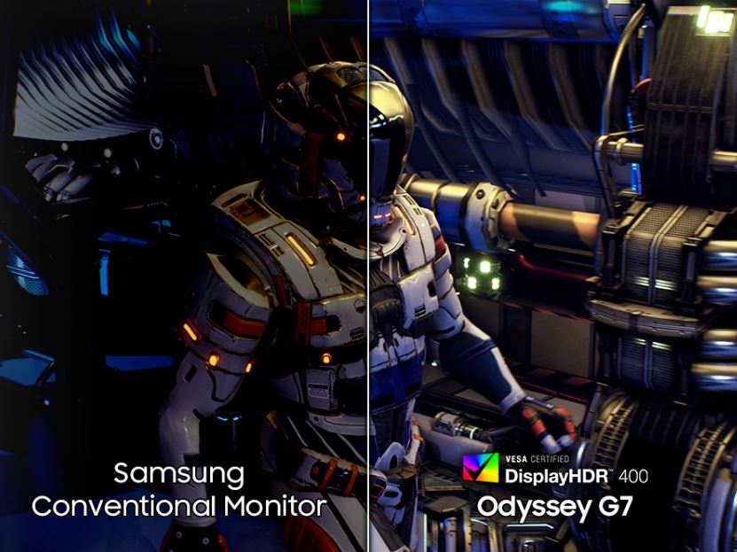 27 LED herní  monitor SAMSUNG Odyssey G7 S27DG702EU