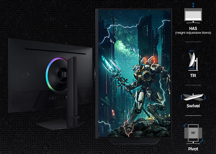 27 LED herní  monitor SAMSUNG Odyssey G7 S27DG702EU