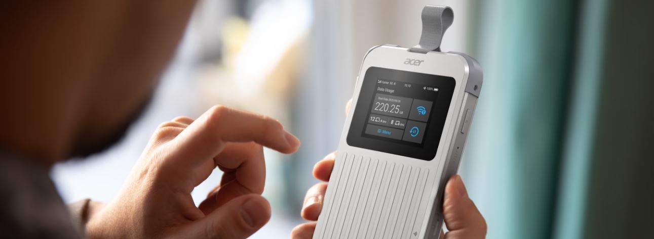 Mobilní WiFi hotspot router ACER Connect Enduro M6E