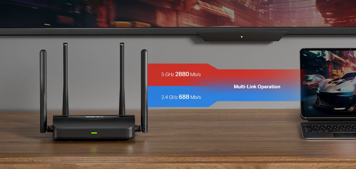 Dvoupásmový Wifi7 Router MERCUSYS MR25BE