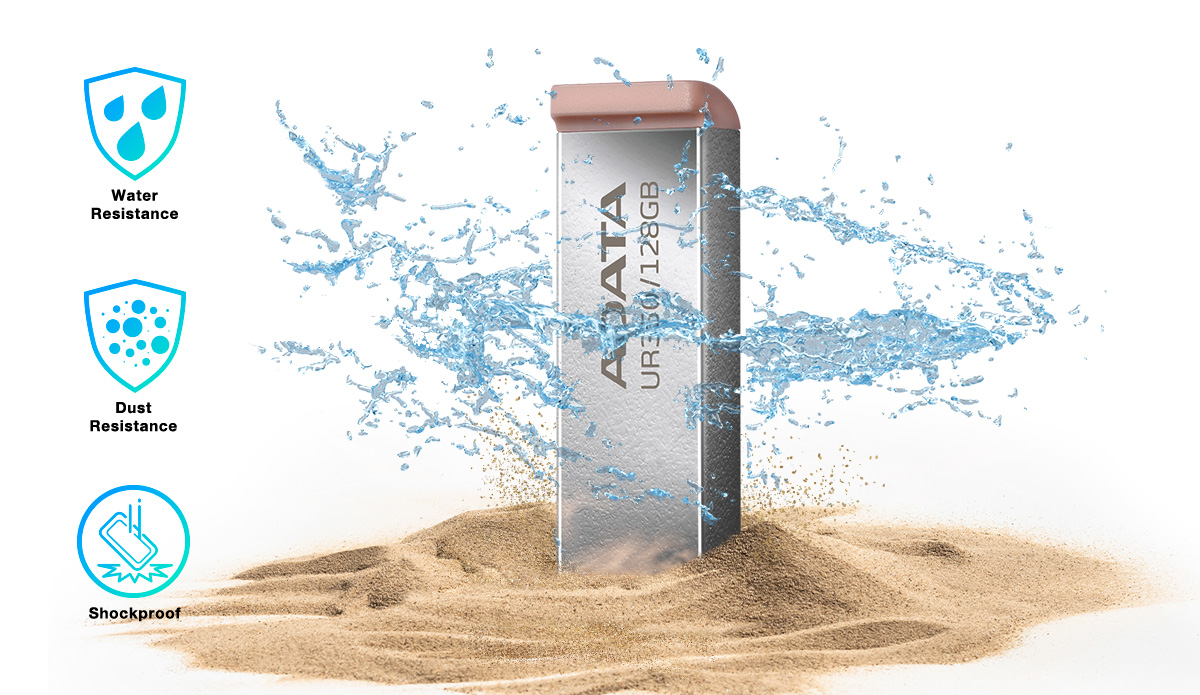 Přenosný flash disk ADATA UR350 128GB černá