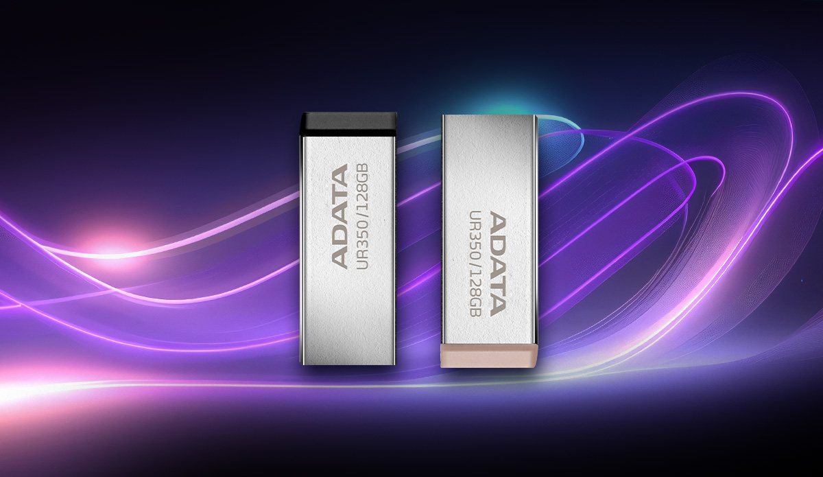 Přenosný flash disk ADATA UR350 32GB hnědá