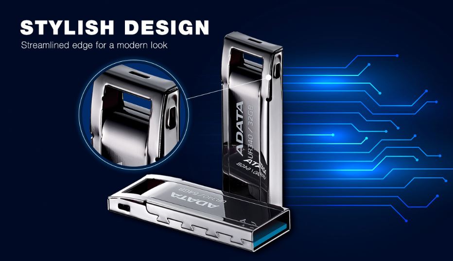 Přenosný flash disk ADATA UR340 256GB USB 32