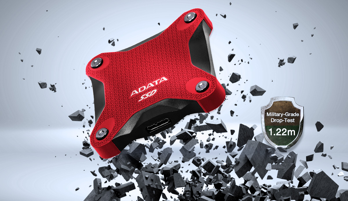 Externí SSD disk ADATA SD620 512GB červená