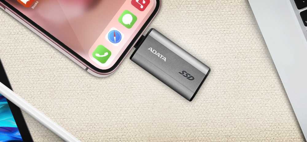 Externí SSD disk ADATA SC750 500GB šedá