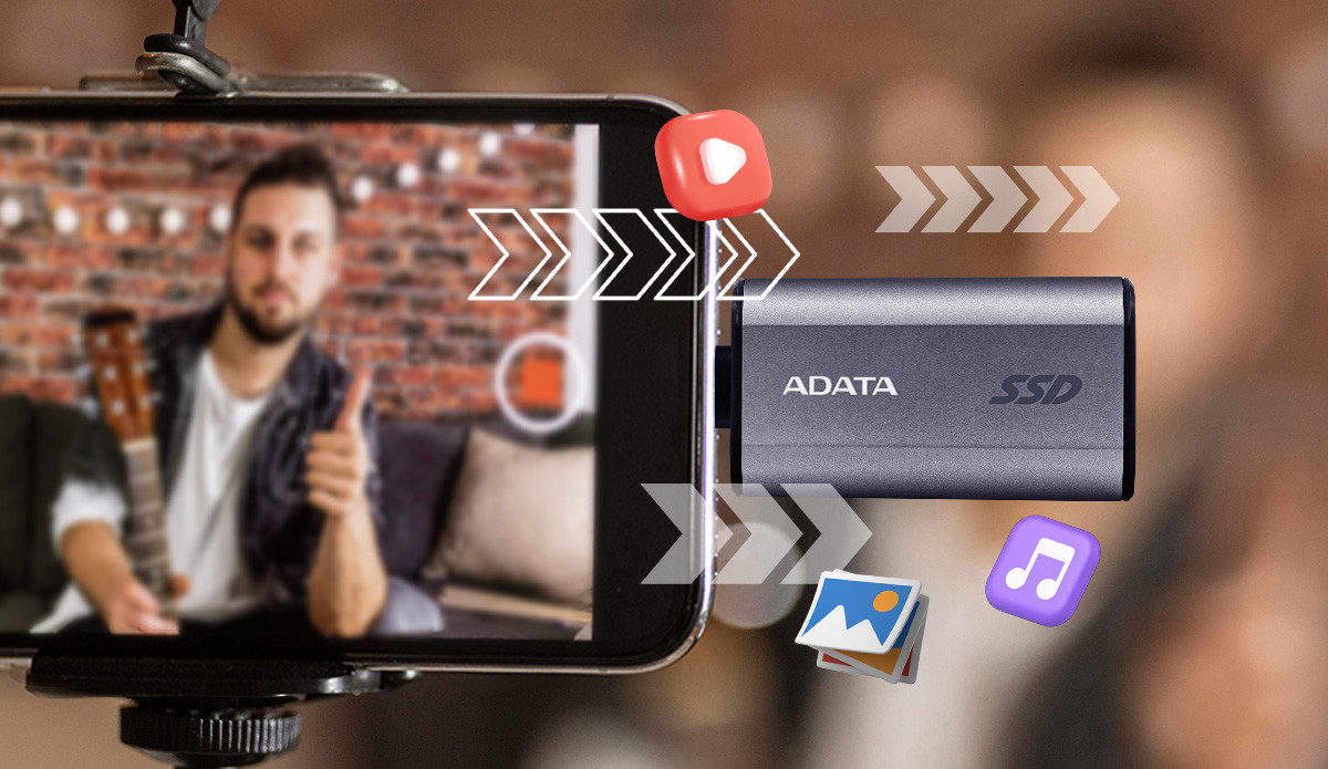 Externí SSD disk ADATA SC750 500GB šedá