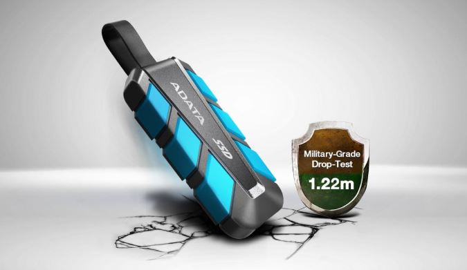 Externí SSD disk ADATA SC740 500GB modrá