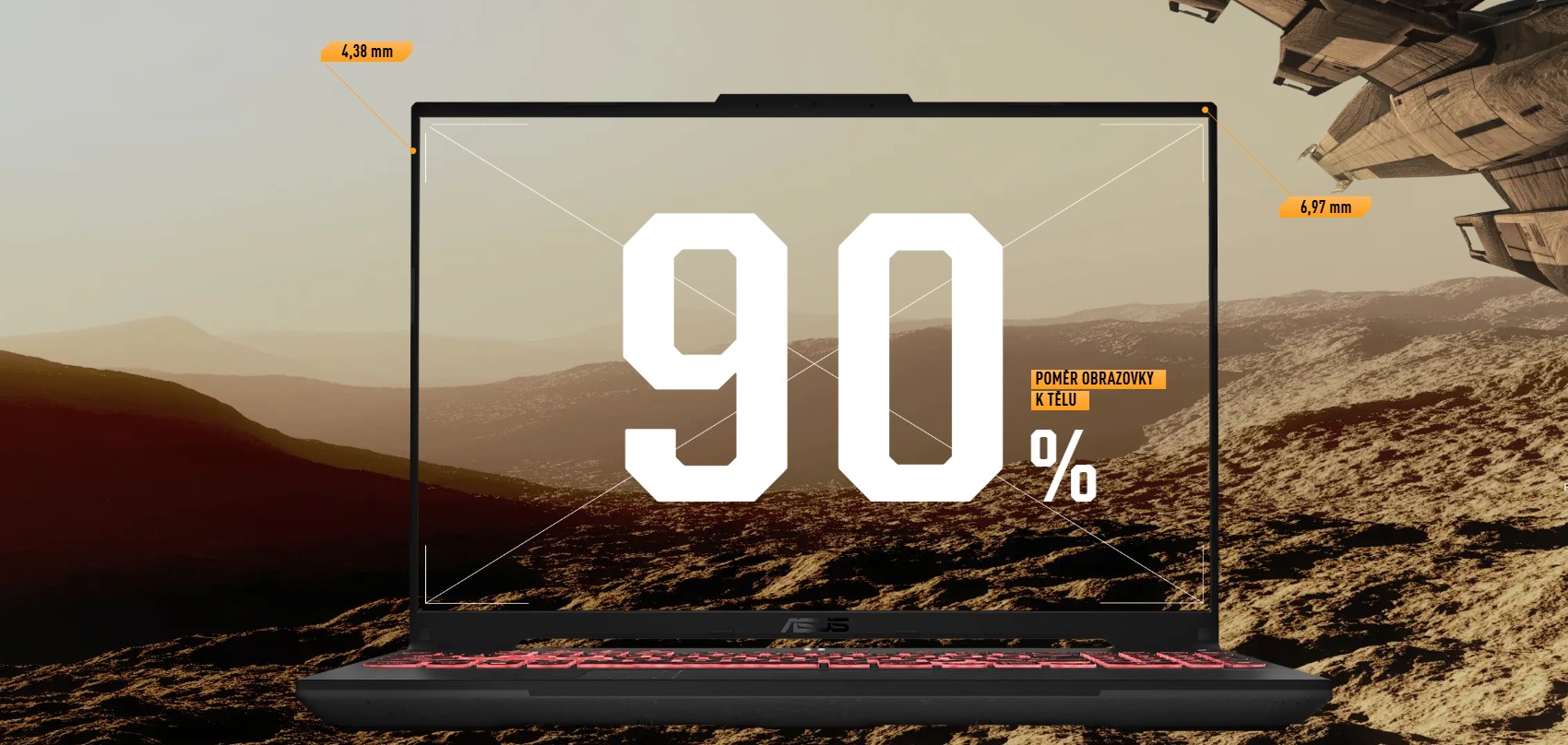 Herní notebook ASUS TUF Gaming A16 FA607NUQRL094W