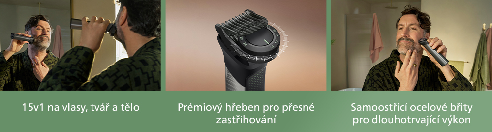 Multifunkční zastřihovač PHILIPS Řada 7000 MG792115
