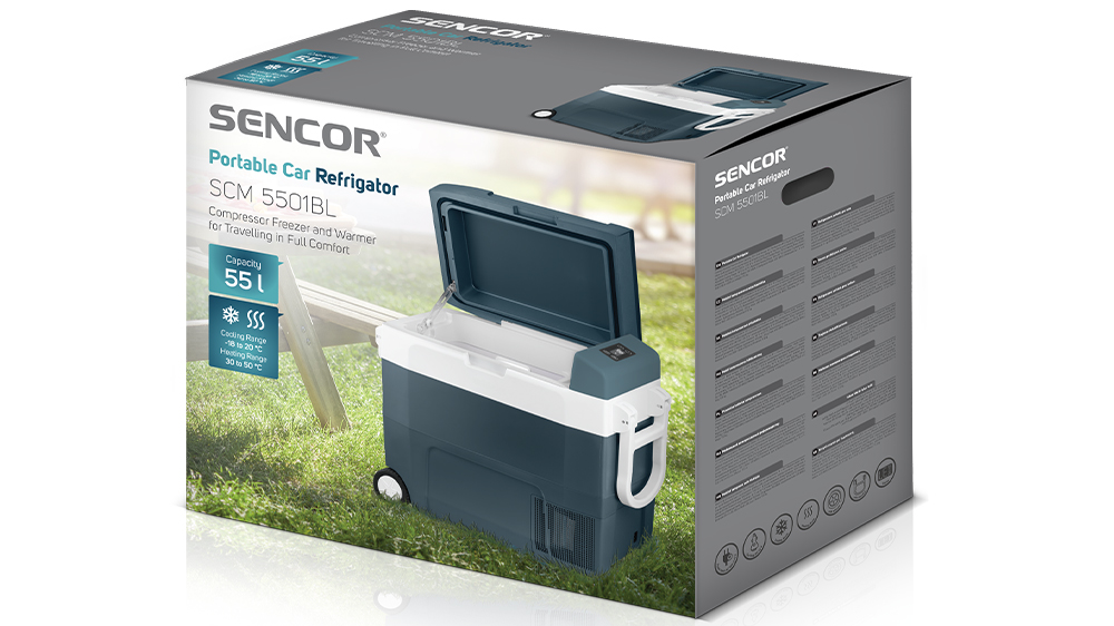 Autochladnička kompresorová SENCOR SCM 5501BL