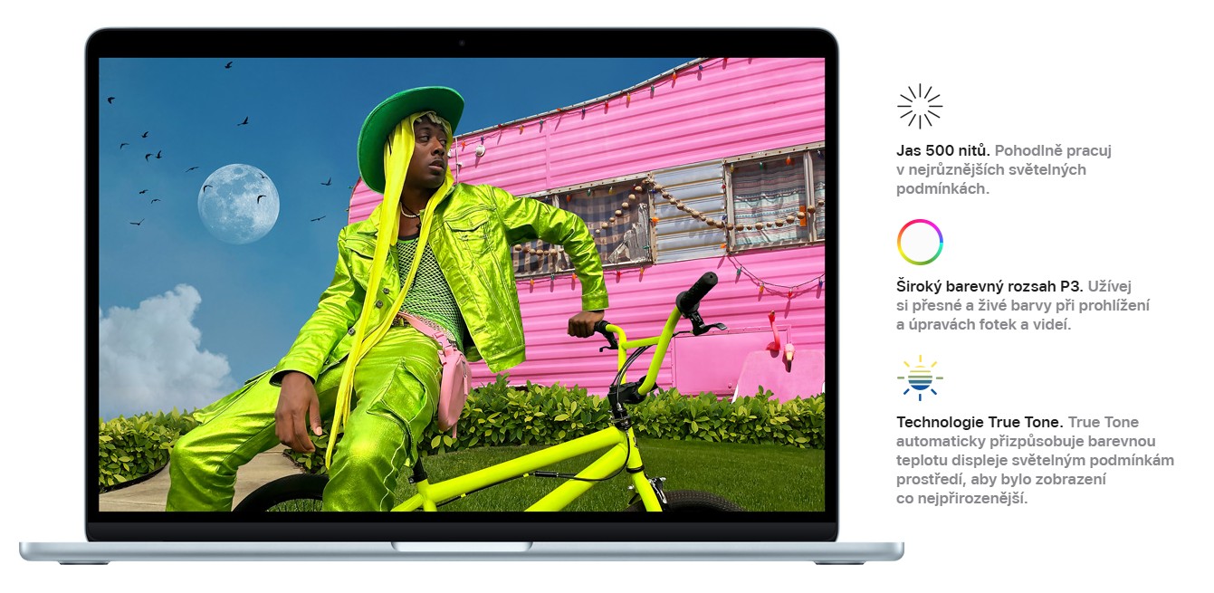 Notebook APPLE MacBook Air 13 M5 8Core GPU 2026 Stříbrný