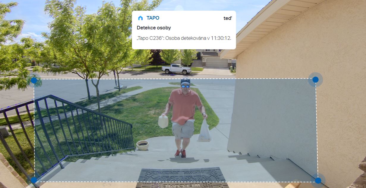 WiFi kamera pro vnitřnívenkovní domácí bezpečnost TPLINK Tapo C236