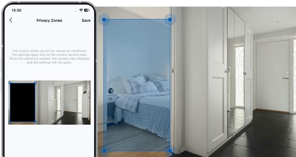 WiFi kamera pro vnitřnívenkovní domácí bezpečnost TPLINK Tapo C236