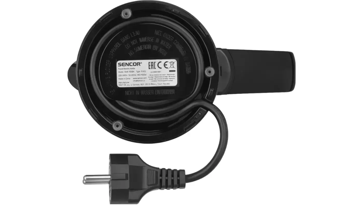 Cestovní rychlovarná konvice SENCOR SWK 155BK
