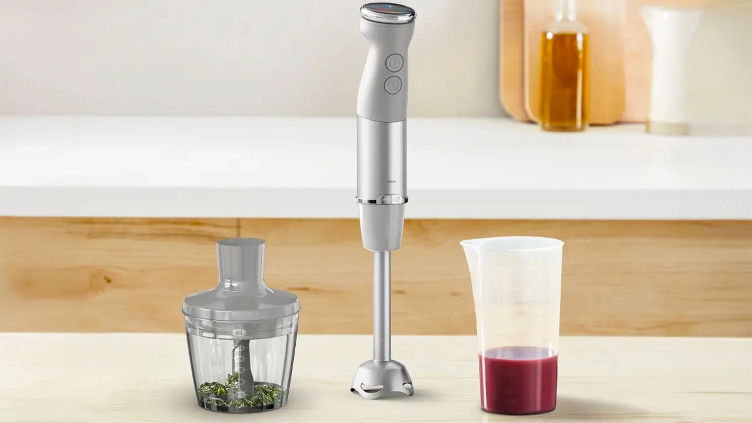 Tyčový mixér TEFAL HB672B30 Quickchef+ 2v1