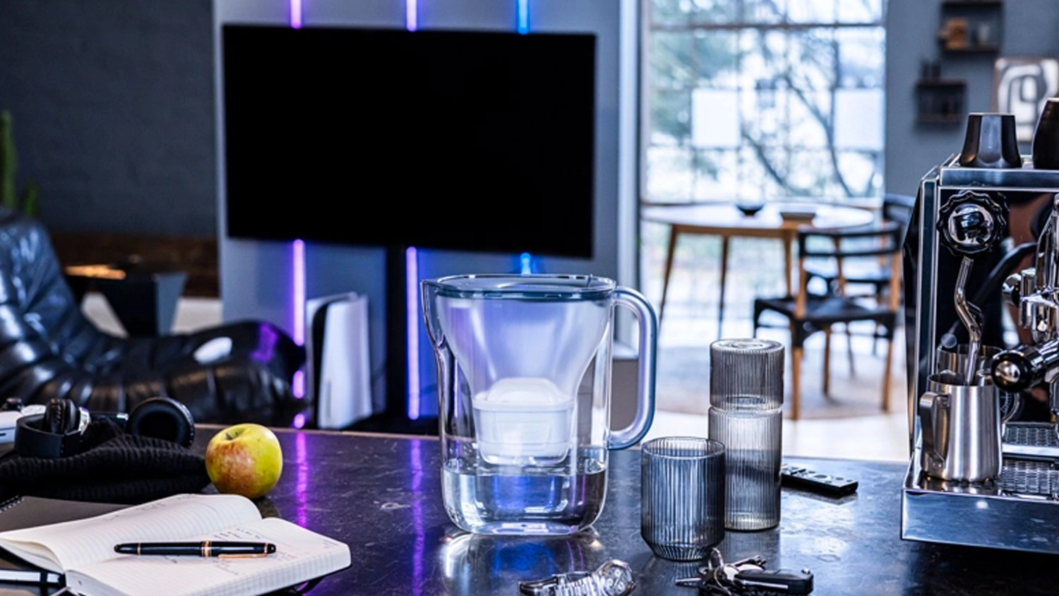 Filtrační konvice BRITA Style Essential 24 l šedomodrá