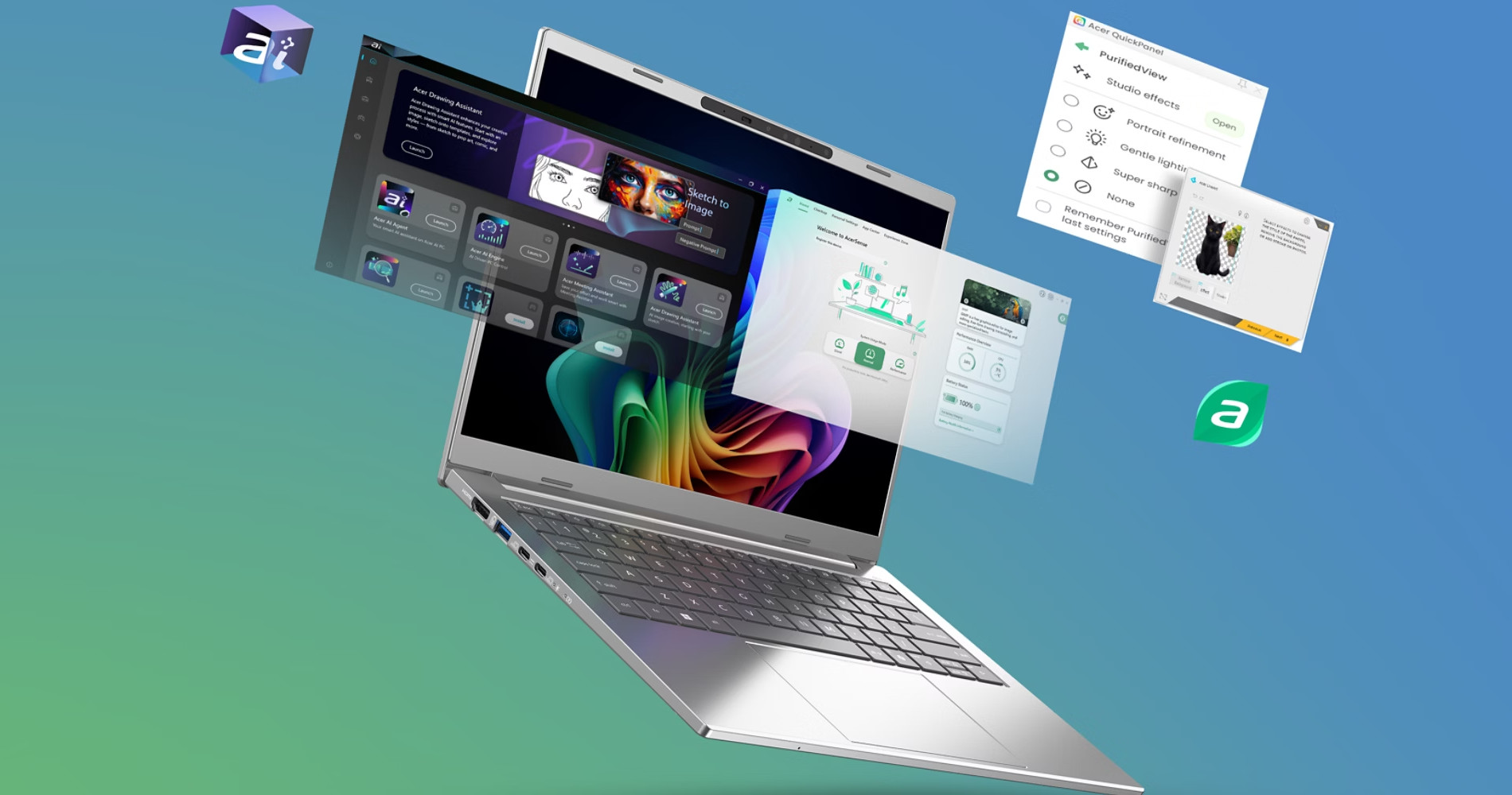 Notebook ACER Aspire 16 AI A16I71M50NJ