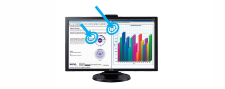 22 LED monitor BENQ BL2205PT černý black