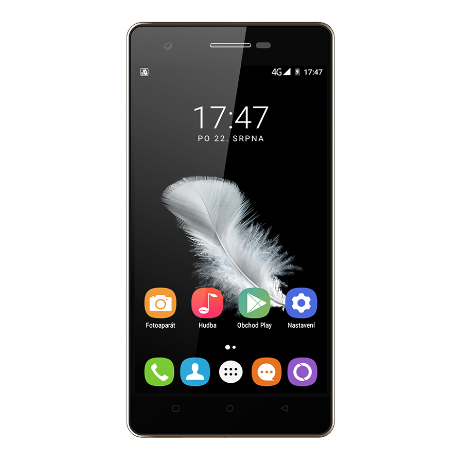 Mobilní telefon UMAX VisionBook P55 LTE šedý grey