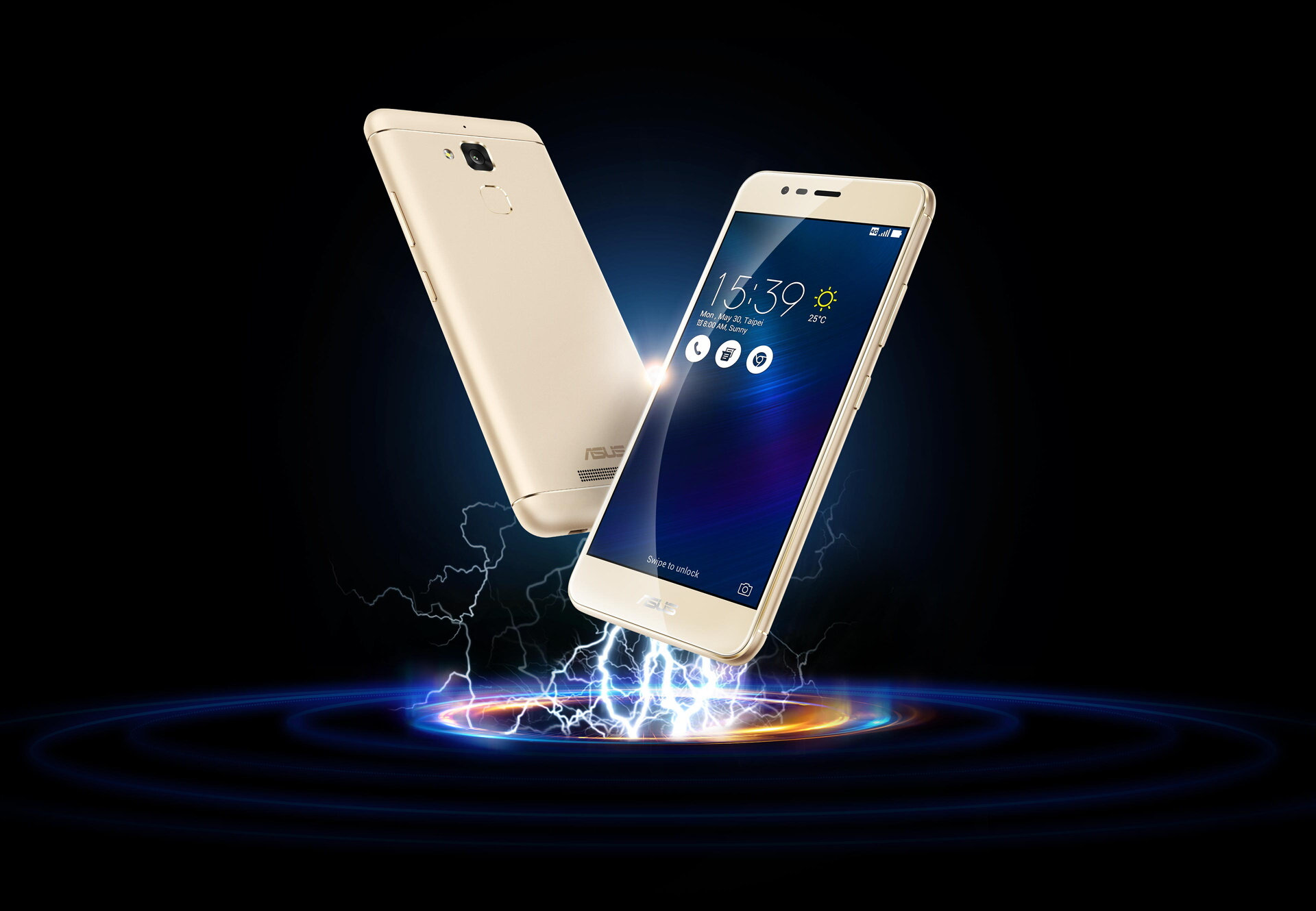 Mobilní telefon ASUS ZenFone 3 MAX ZC520TL zlatý gold