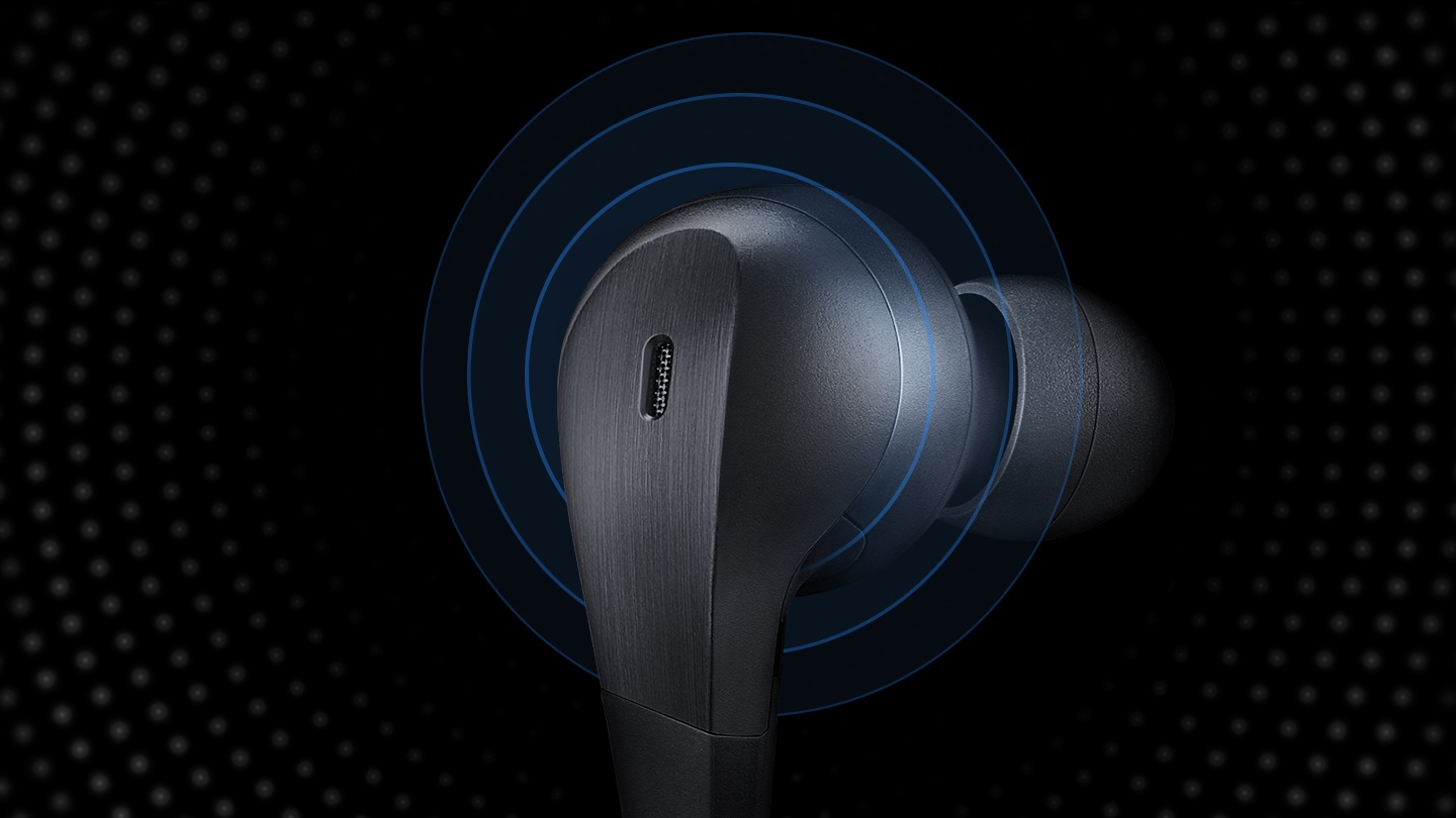 Sluchátka SAMSUNG Wired In Ear ANC černý black