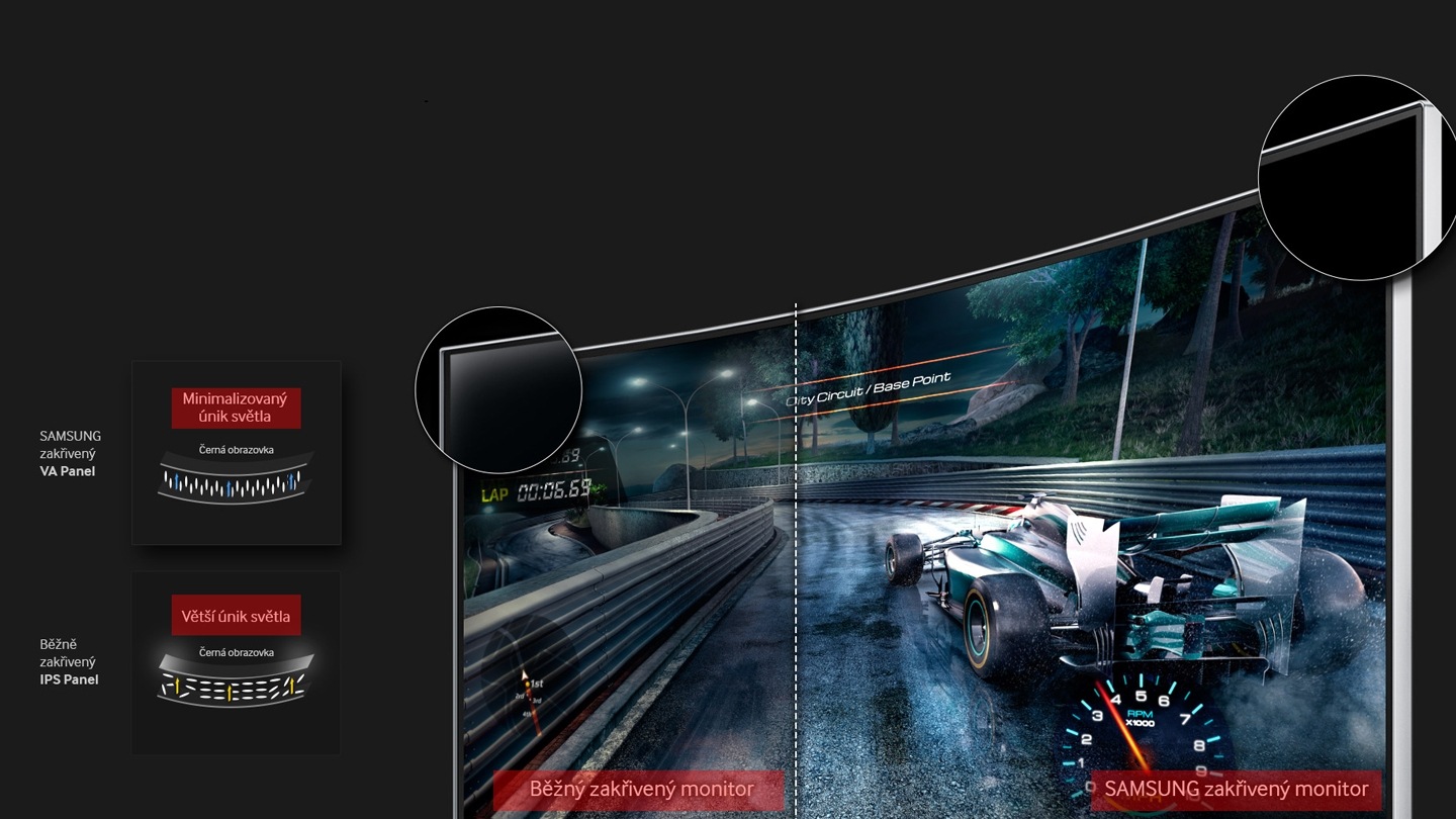 27 prohnutý LED monitor SAMSUNG C27F390FHU