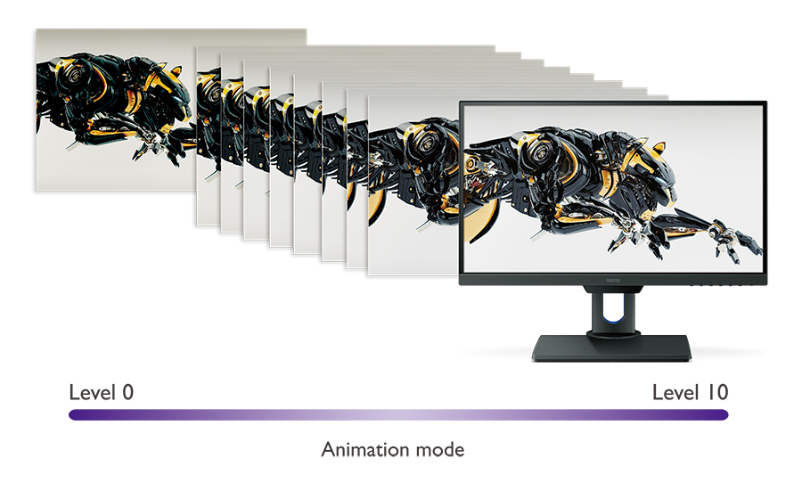 25 LED monitor BENQ PD2500Q černý black