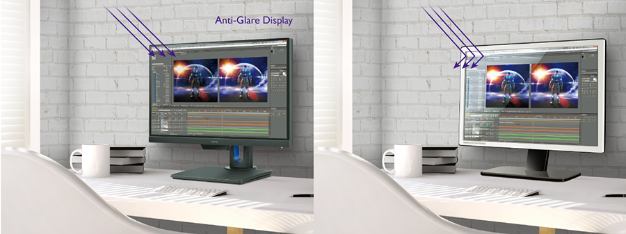 25 LED monitor BENQ PD2500Q černý black