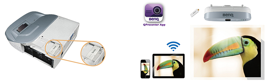 DLP projektor BENQ MW864UST bílošedá