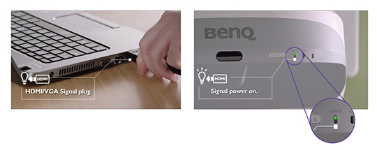 DLP projektor BENQ MW864UST bílošedá