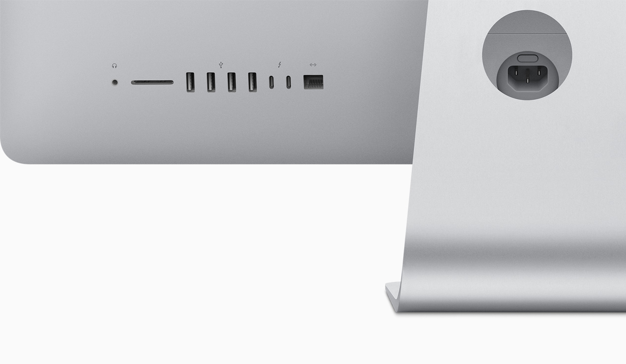  APPLE  iMac 215'' stříbrný