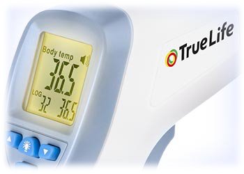 Bezdotykový zdravotní teploměr TrueLife Care Q7