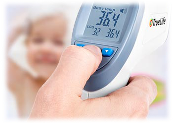 Bezdotykový zdravotní teploměr TrueLife Care Q7