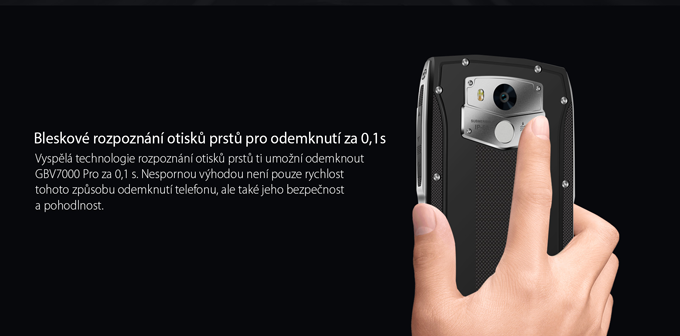 Mobilní telefon iGET Blackview GBV8000 Pro Titan