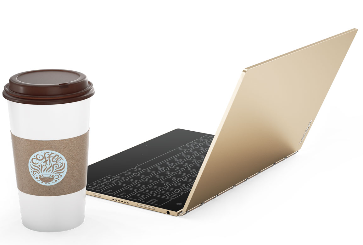 Klávesnice Halo zařízení Yoga Book