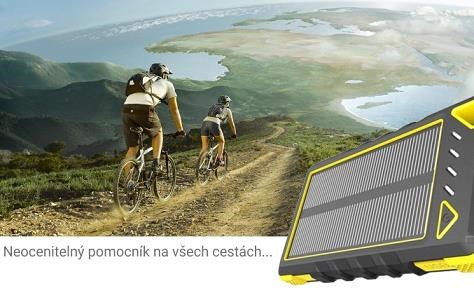 Solární power banka Viking PowerBank AKULA II 16000mAh zelená green