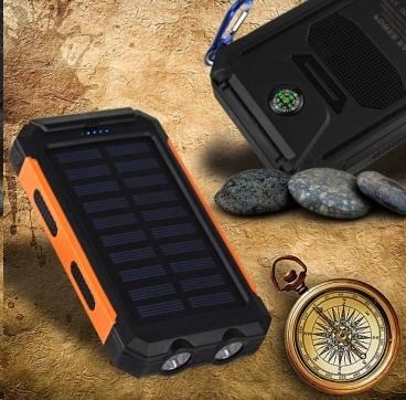 Solární outdoorová power banka Viking Delta I 8000mAh bílooranžový